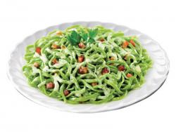 Tagliolini verdi panna e speck via col gusto